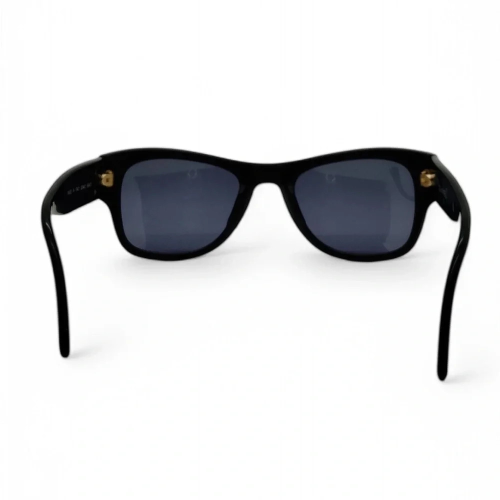 CHANEL Black CC Square Frame Sunglasses